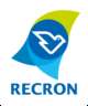 Recron logo verticaal met wit vlak online